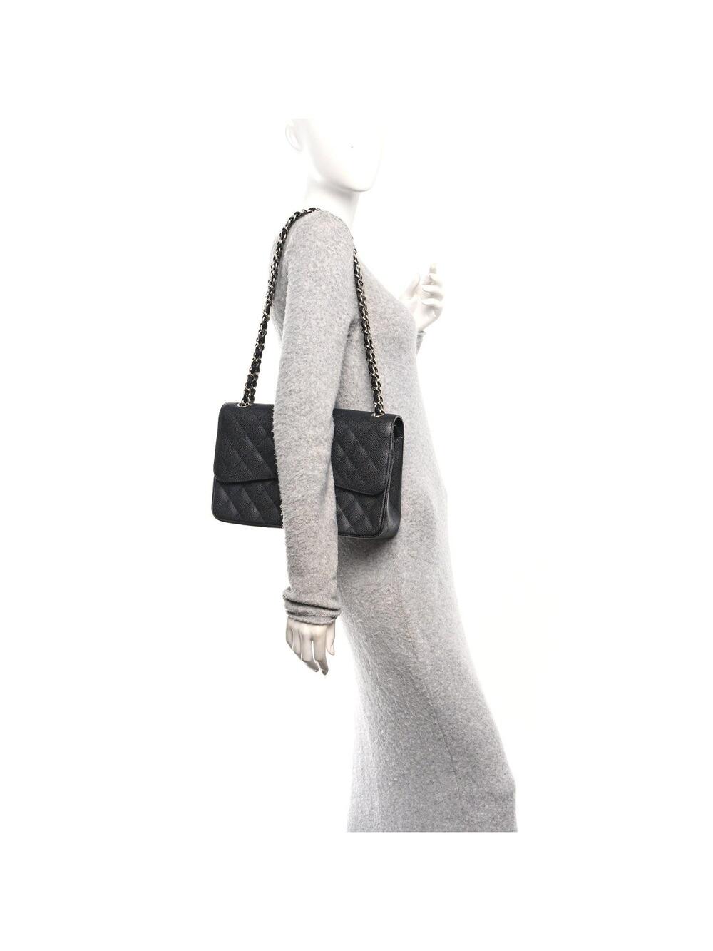 Chanel Caviar Quilted Jumbo Double Flap #279416C75B - Picture 2 of 11